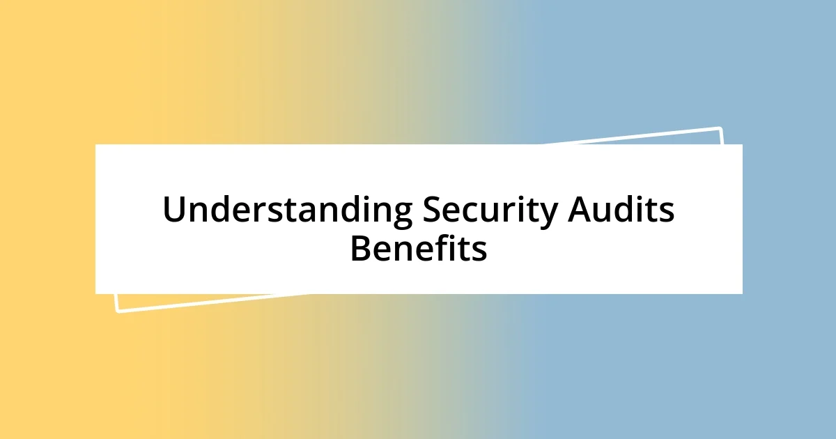 Understanding Security Audits Benefits